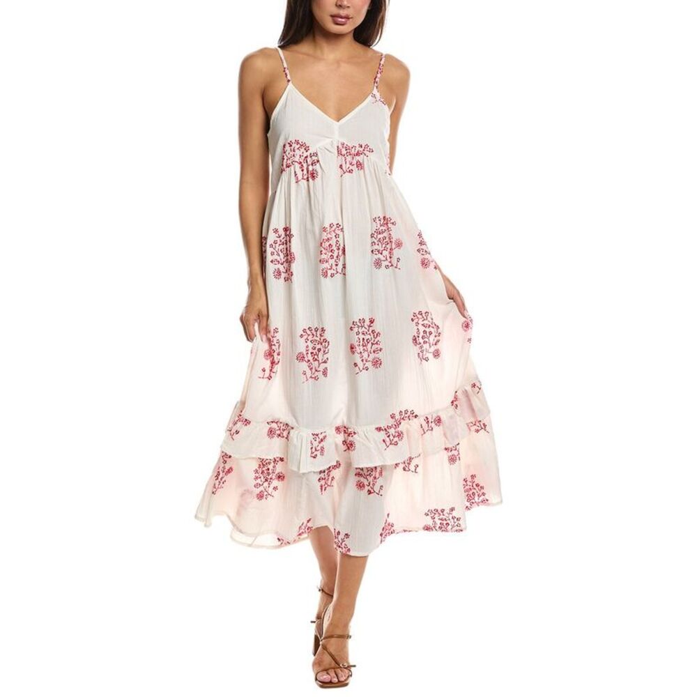Frnch Womens  Cosette Midi Dress, White